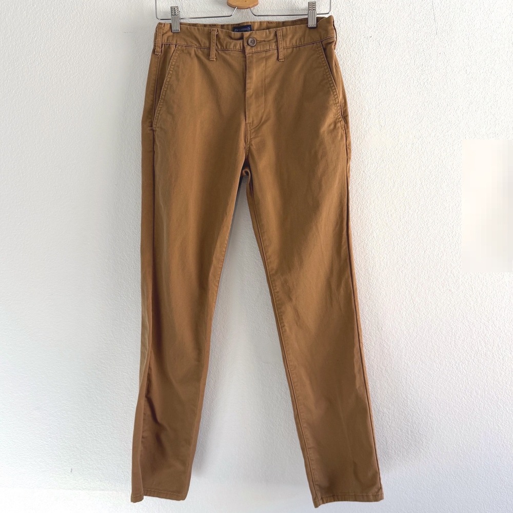 Levi's‎ Men's Slim Straight Chino Pants Camel Brown Stretch Casual Khaki 28x32